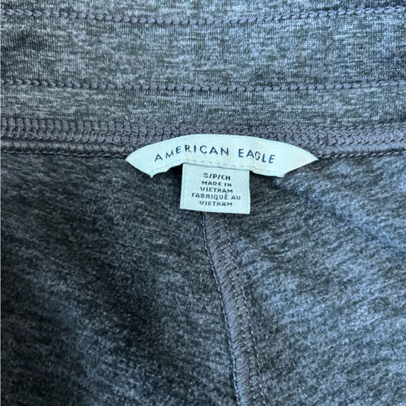 American Eagle Joggers W/ Drawstring & Pockets Gray Mens Small Lounge Casual - Picture 7 of 9